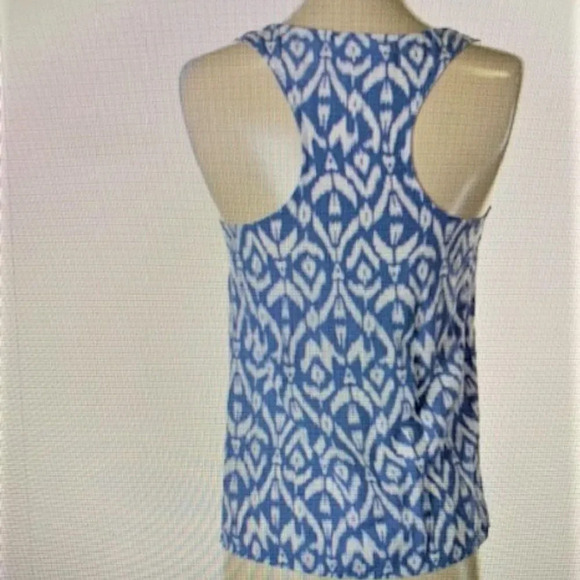 Kenar blue sleeveless tank blouse M - Picture 2 of 5